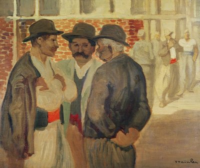 Construction Workers by Théophile Alexandre Steinlen